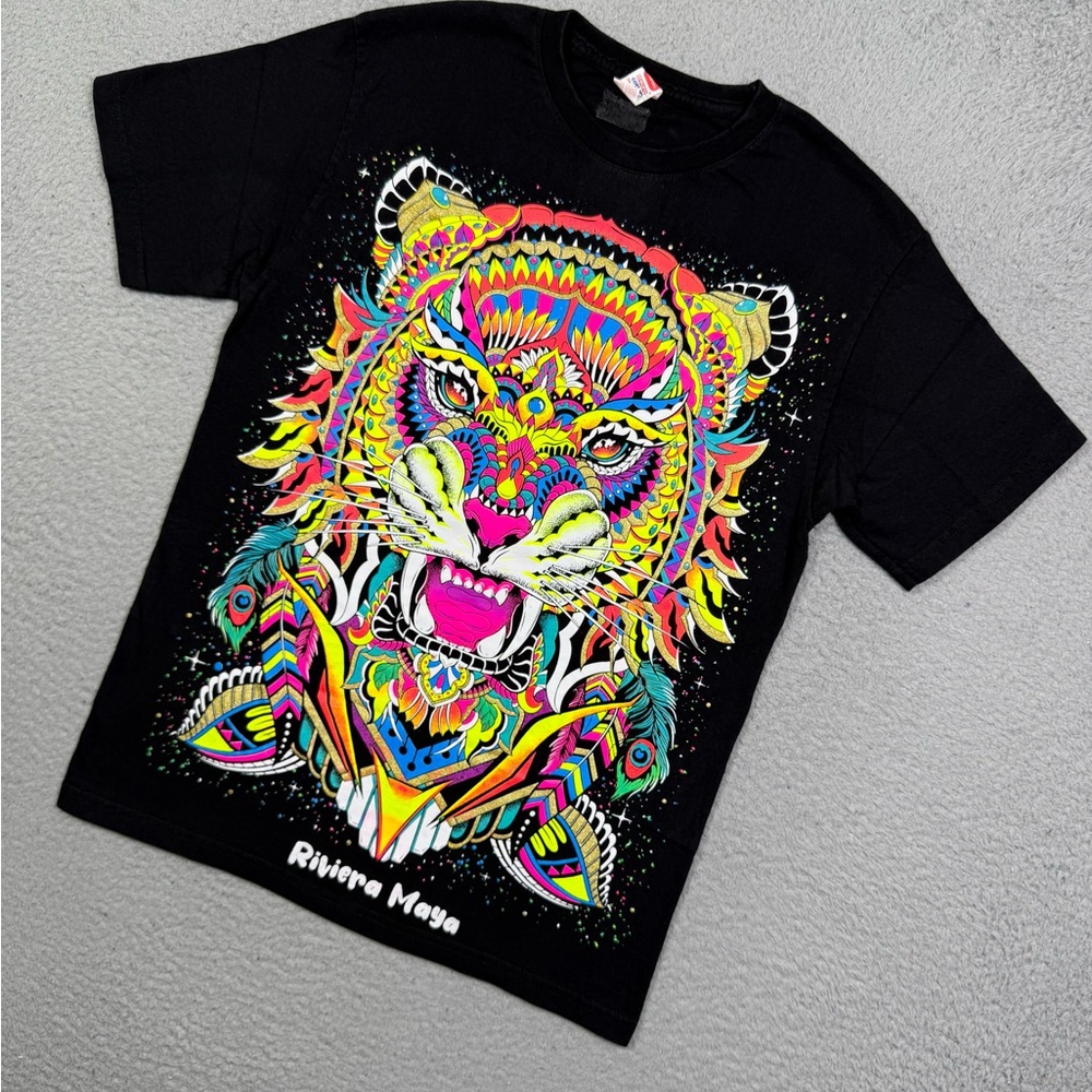 Riviera Maya‎ Mexico tiger animal nature T-shirt